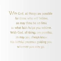 God Is With You Ordination Congratulations Card for only USD 3.99 | Hallmark