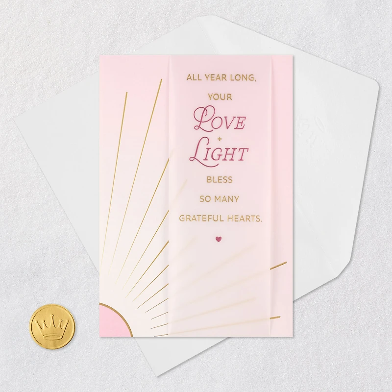 Your Love and Light Bless Hearts Mother's Day Card From All of Us for only USD 6.59 | Hallmark