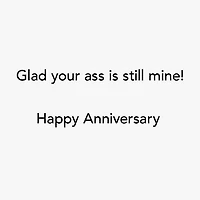Glad You're Still Mine, Donkey Funny Romantic Anniversary Card for only USD 3.99 | Hallmark