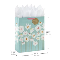 15.5" Daisies on Blue Extra-Large Mother's Day Gift Bag for only USD 8.99 | Hallmark