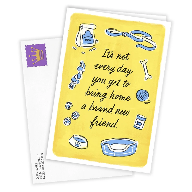 New Dog Custom Congratulations Card for only USD 4.99 | Hallmark