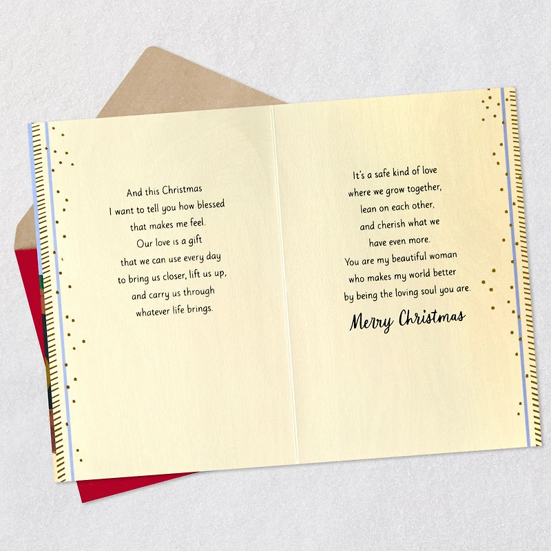 Our Love Is a Gift Romantic Christmas Card for Her for only USD 6.59 | Hallmark