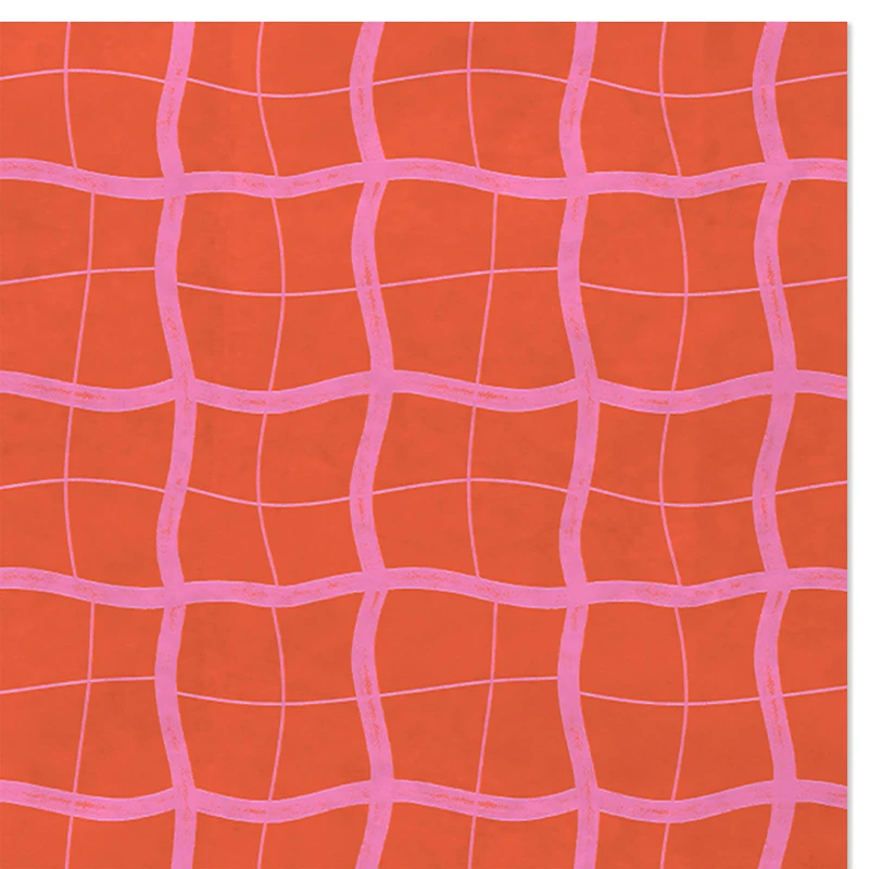 Wavy Pink Plaid on Red Tissue Paper Wrapping Kit for only USD 2.99 | Hallmark