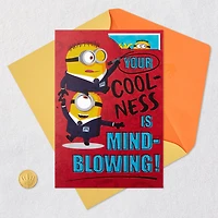 Despicable Me 4 Mind-blowing Coolness Minions Birthday Card for Kids With Stickers for only USD 4.99 | Hallmark