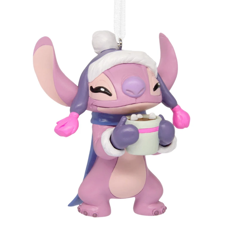 Disney Stitch Angel With Hot Cocoa Hallmark Ornament for only USD 11.49 | Hallmark