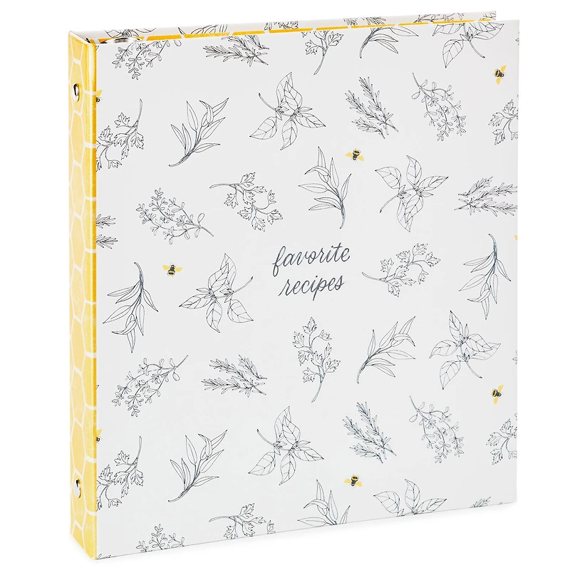 Yellow Honeycomb Recipe Organizer Book for only USD 24.99 | Hallmark