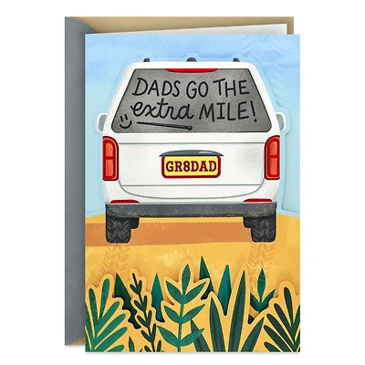 You Go the Extra Mile Father's Day Card for only USD 7.99 | Hallmark