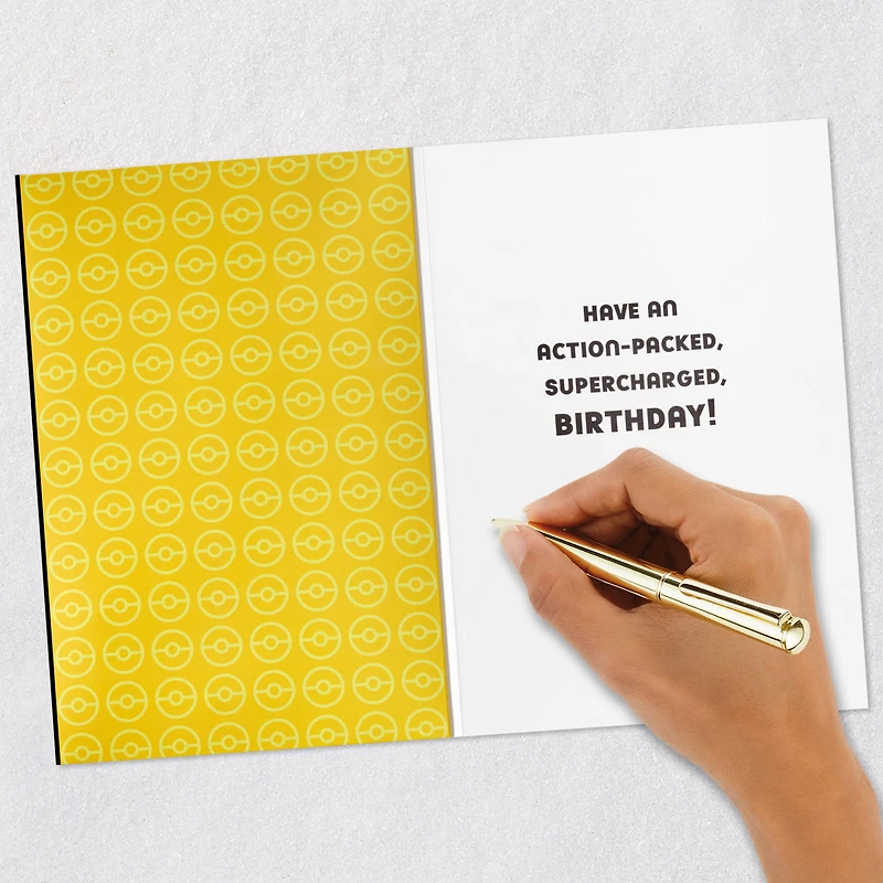 Pokémon Pikachu Supercharged Birthday Card With Sound and Light for only USD 9.99 | Hallmark