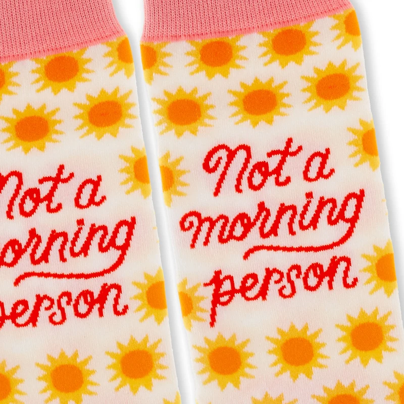 Not a Morning Person Novelty Crew Socks for only USD 12.99 | Hallmark