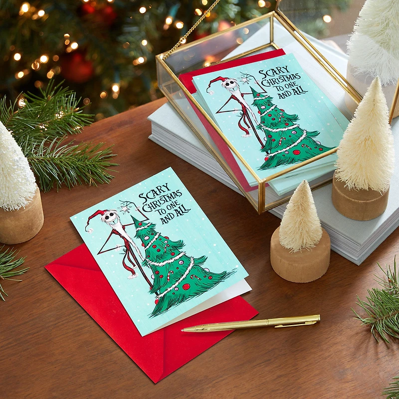 Disney Tim Burton’s The Nightmare Before Christmas Frightfully Fun Boxed Christmas Cards, Pack of 16 for only USD 12.49 | Hallmark