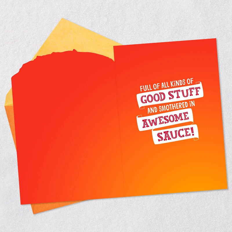 Smothered in Awesome Sauce Funny Birthday Card for only USD 4.59 | Hallmark