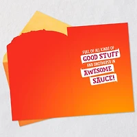 Smothered in Awesome Sauce Funny Birthday Card for only USD 4.59 | Hallmark