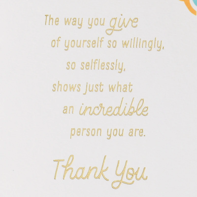 You're an Incredible Person Thank You Card for only USD 5.99 | Hallmark