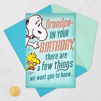 Peanuts® More Than a Few Great Things About You Pop-Up Birthday Card for Grandpa for only USD 5.59 | Hallmark