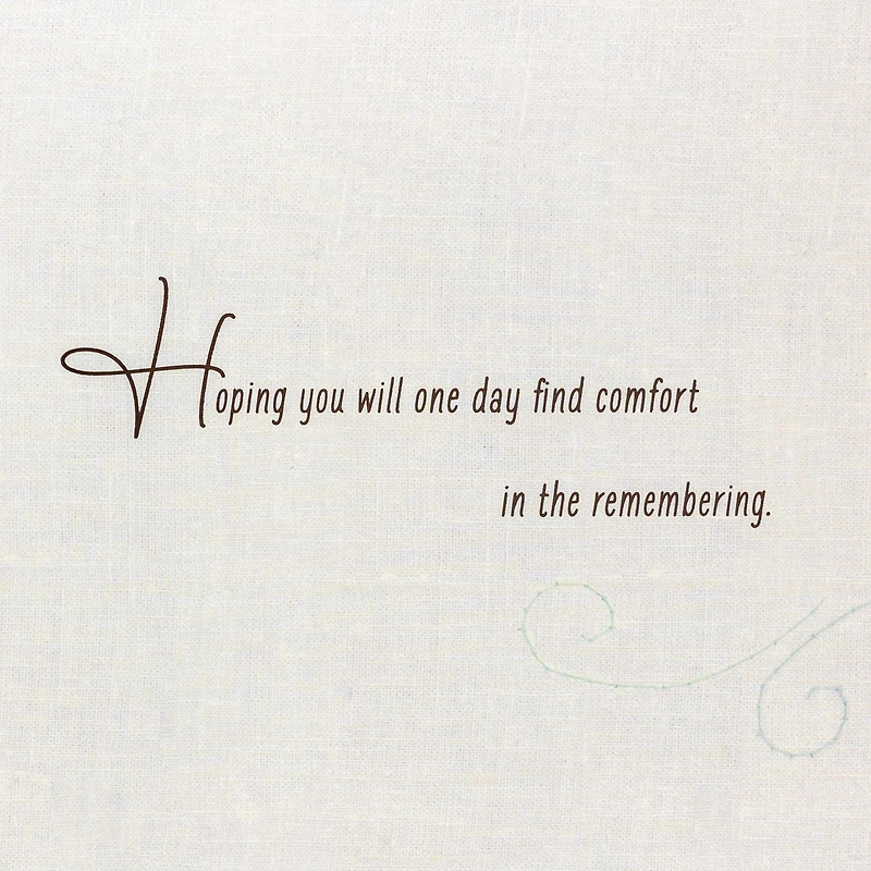 Hope You'll Find Comfort in the Remembering Sympathy Card for only USD 7.99 | Hallmark