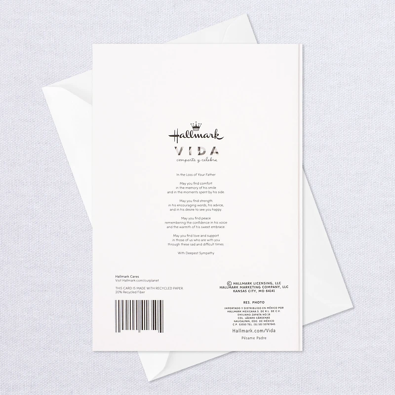 Comfort in Memories Spanish-Language Sympathy Card for Loss of Father for only USD 4.99 | Hallmark