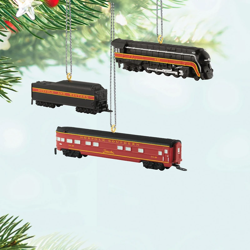 Mini Lionel® Norfolk and Western Passenger Set Ornaments, Set of 3 for only USD 28.99 | Hallmark