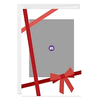 Modern Red Bow Custom Holiday Card for only USD 4.99 | Hallmark