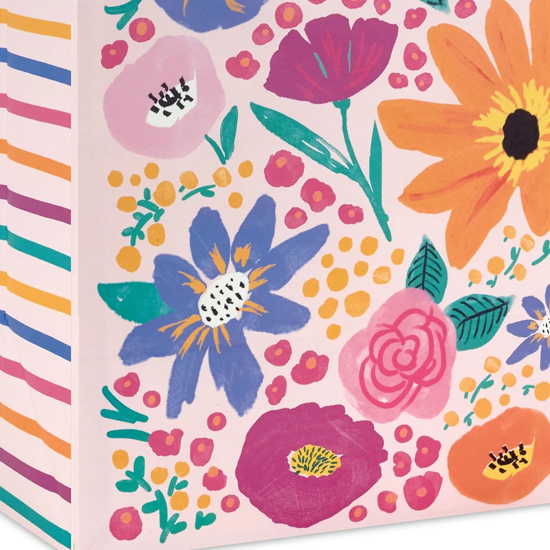 15" Pink Garden Floral Extra-Deep Gift Bag for only USD 5.49 | Hallmark