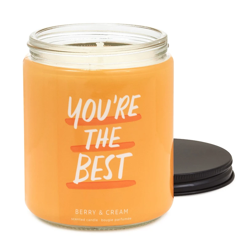 You're the Best Berry and Cream Scented Jar Candle, 7 oz. for only USD 14.99 | Hallmark