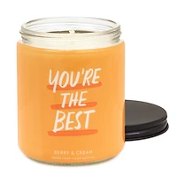 You're the Best Berry and Cream Scented Jar Candle, 7 oz. for only USD 14.99 | Hallmark