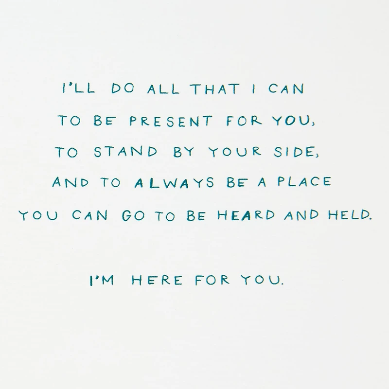Morgan Harper Nichols I'm Here for You Encouragement Card for only USD 3.99 | Hallmark