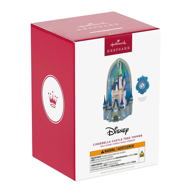 Walt Disney World Magic Kingdom Cinderella Castle Tree Topper With Light and Sound, 10.75" for only USD 199.99 | Hallmark
