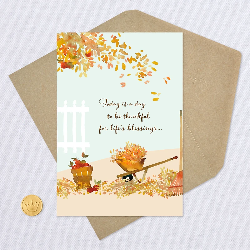 Thankful for a Blessing Like You Apple Tree Thanksgiving Card for only USD 0.99 | Hallmark