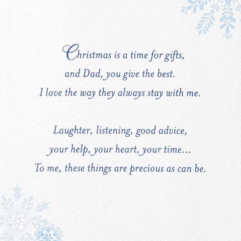 Precious Blessings Christmas Card for Dad From Daughter for only USD 5.99 | Hallmark