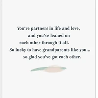 Partners in Life and Love Anniversary Card for Grandparents for only USD 2.99 | Hallmark
