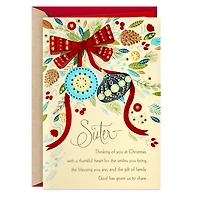 Thinking of You Religious Christmas Card for Sister for only USD 5.59 | Hallmark