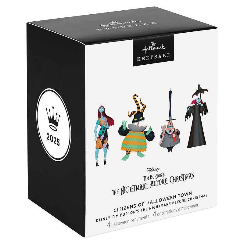 Disney Tim Burton's The Nightmare Before Christmas Citizens of Halloween Town Ornaments, Set of 4 for only USD 84.99 | Hallmark