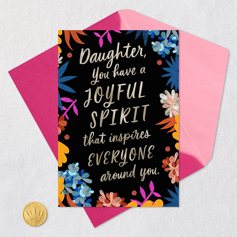 Blessed With Your Joyful Spirit Birthday Card for Daughter for only USD 2.99 | Hallmark