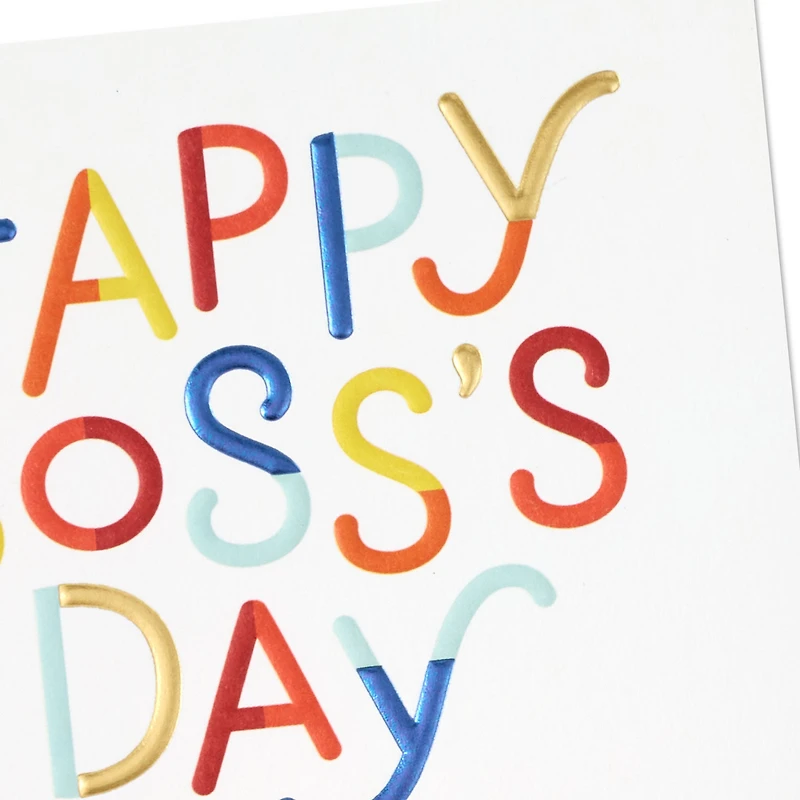 Great Big Cheer Boss's Day Card From All for only USD 4.99 | Hallmark
