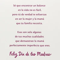 You're an Awesome Mom Spanish-Language Mother's Day Card for Friend for only USD 6.99 | Hallmark