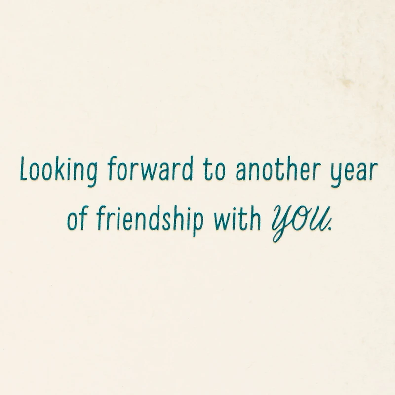 Looking Forward to Another Year of Friendship New Year Card for only USD 3.59 | Hallmark