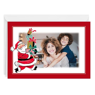 Vintage Santa With Gifts Custom Christmas Card for only USD 4.99 | Hallmark