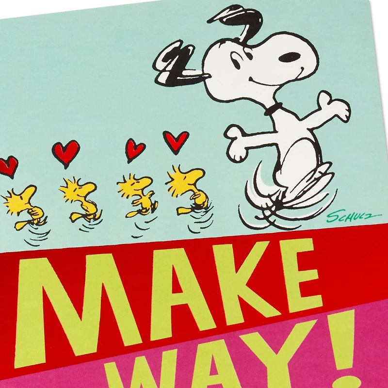 Peanuts® Snoopy and Woodstock Hugs and Kisses Funny Pop-Up Valentine's Day Card for only USD 7.59 | Hallmark