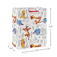 9.6" Disney Winnie the Pooh Friends Together Medium Gift Bag for only USD 3.49 | Hallmark