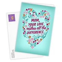Your Love Floral Heart Custom Love Card for only USD 4.99 | Hallmark