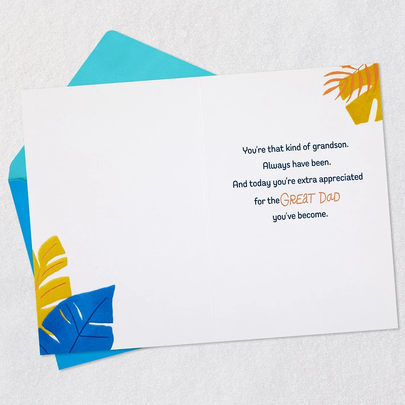 You Make Me Proud Father's Day Card for Grandson for only USD 4.59 | Hallmark