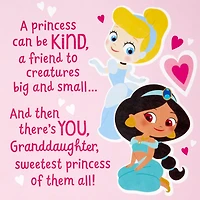 Disney Princess Valentine's Day Card for Granddaughter With Sticker for only USD 4.59 | Hallmark