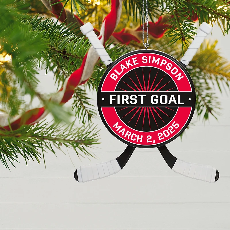 Hockey Star Personalized Ornament, Custom Text for only USD 30.99 | Hallmark