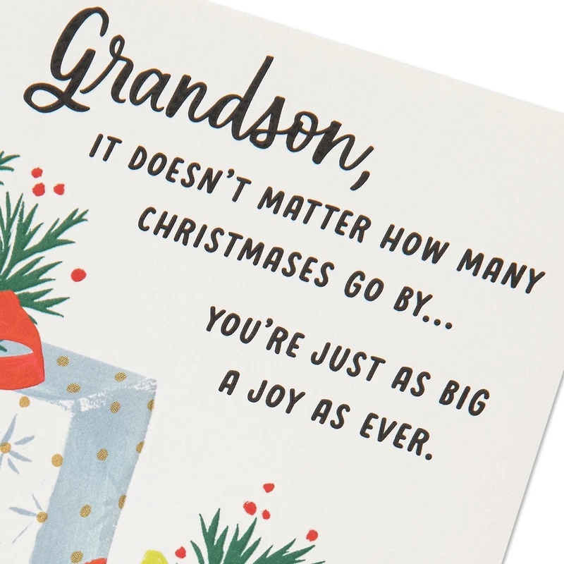 No Matter How Many Christmases Go By Christmas Card for Grandson for only USD 4.59 | Hallmark