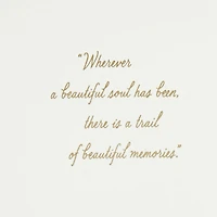 A Trail of Beautiful Memories Sympathy Card for only USD 5.59 | Hallmark