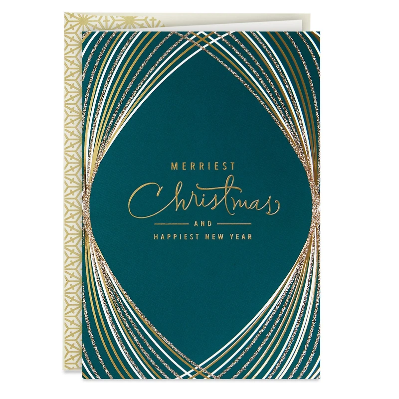 Gold and Green Boxed Christmas Cards, Pack of 16 for only USD 15.49 | Hallmark