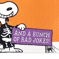 Peanuts® Snoopy and Woodstock Love and Jokes Funny Pop-Up Halloween Card for only USD 6.99 | Hallmark