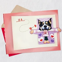 Hugging Dog Musical Pop-Up Valentine's Day Card With Mini Cards for only USD 8.99 | Hallmark