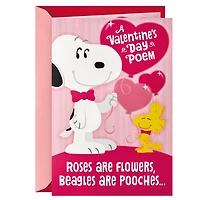 Peanuts® Snoopy and Woodstock Hugs and Smooches Funny Musical Pop-Up Valentine's Day Card for only USD 6.99 | Hallmark