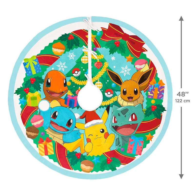 Pokémon Holiday Fabric Tree Skirt, 48" for only USD 74.99 | Hallmark